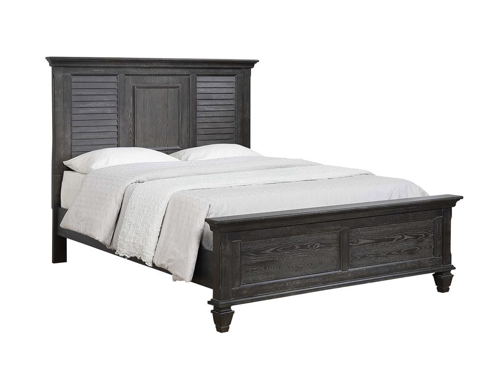 Franco Eastern King Panel Bed Weathered Sage image