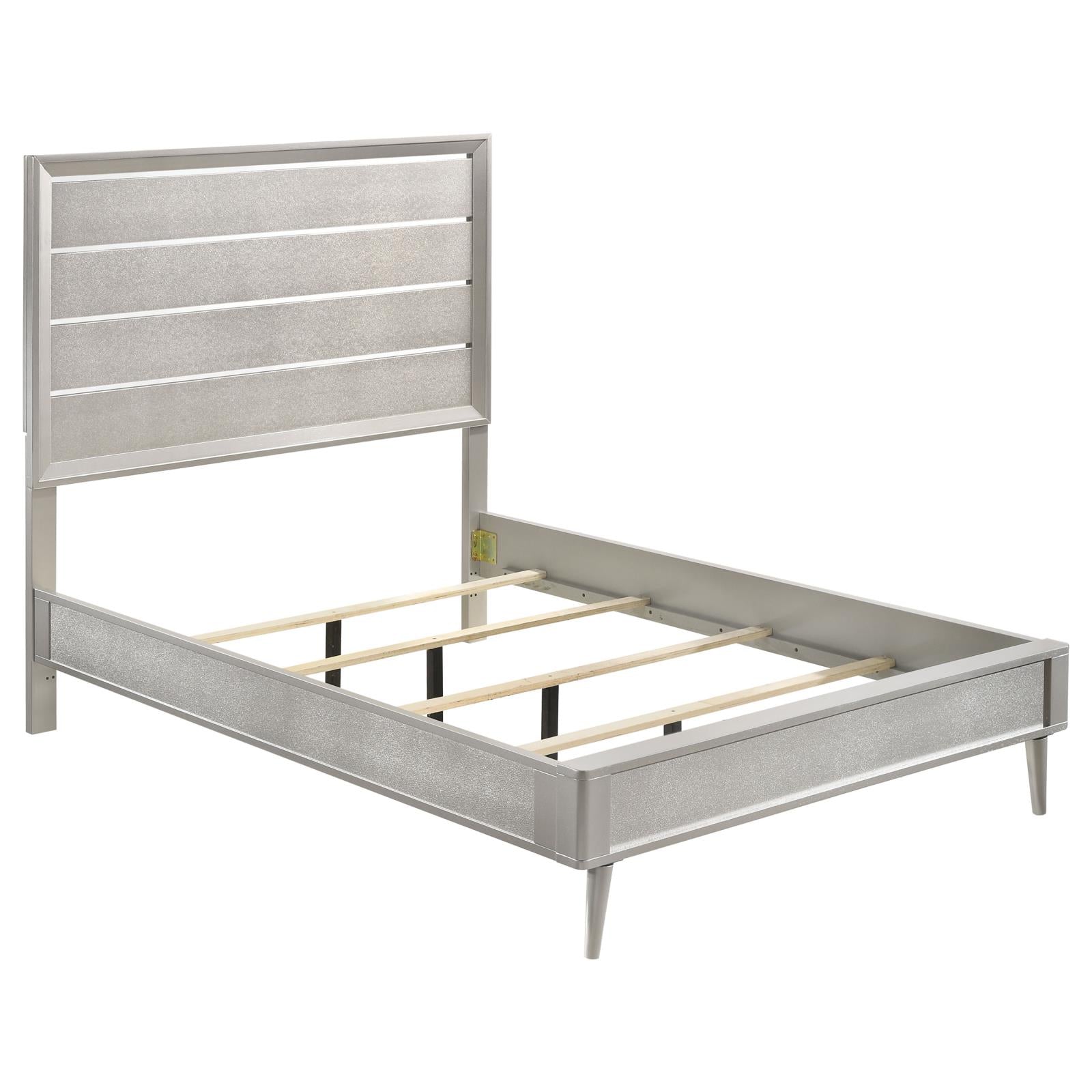 Ramon Full Panel Bed Metallic Sterling image