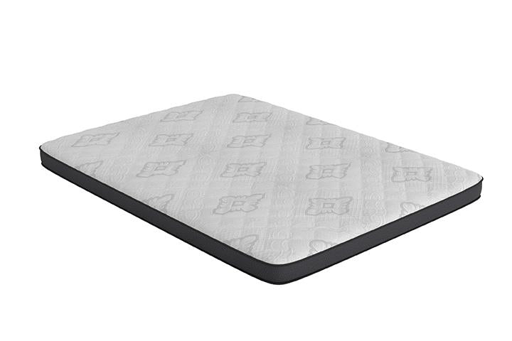 Santa Barbara Full Mattress White and Charcoal image