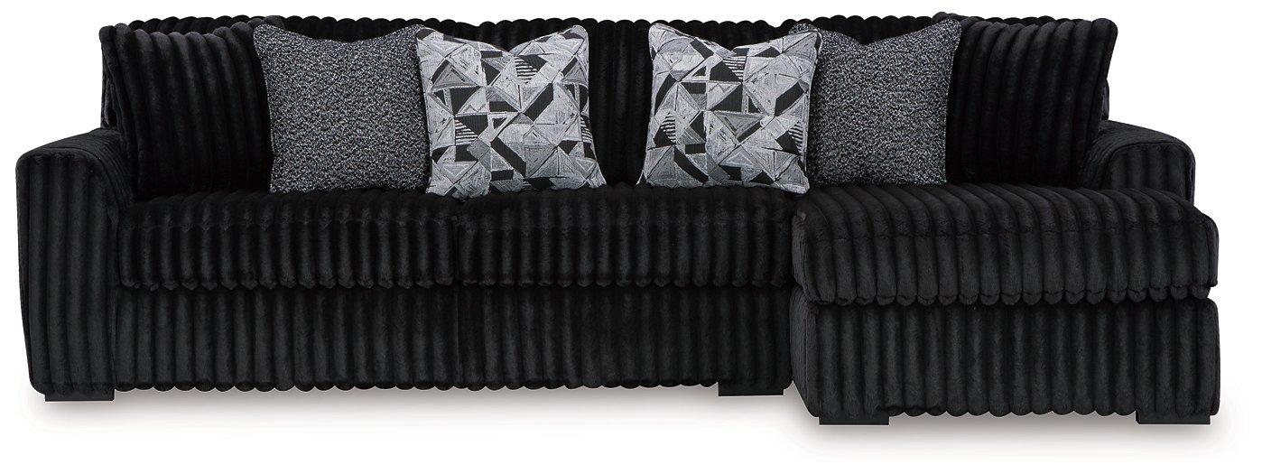 Midnight-Madness Sectional Sofa with Chaise