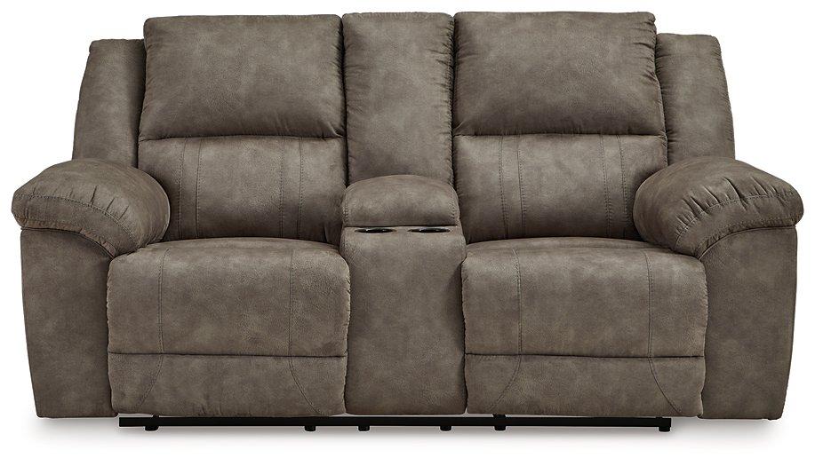 Laresview Reclining Loveseat with Console image