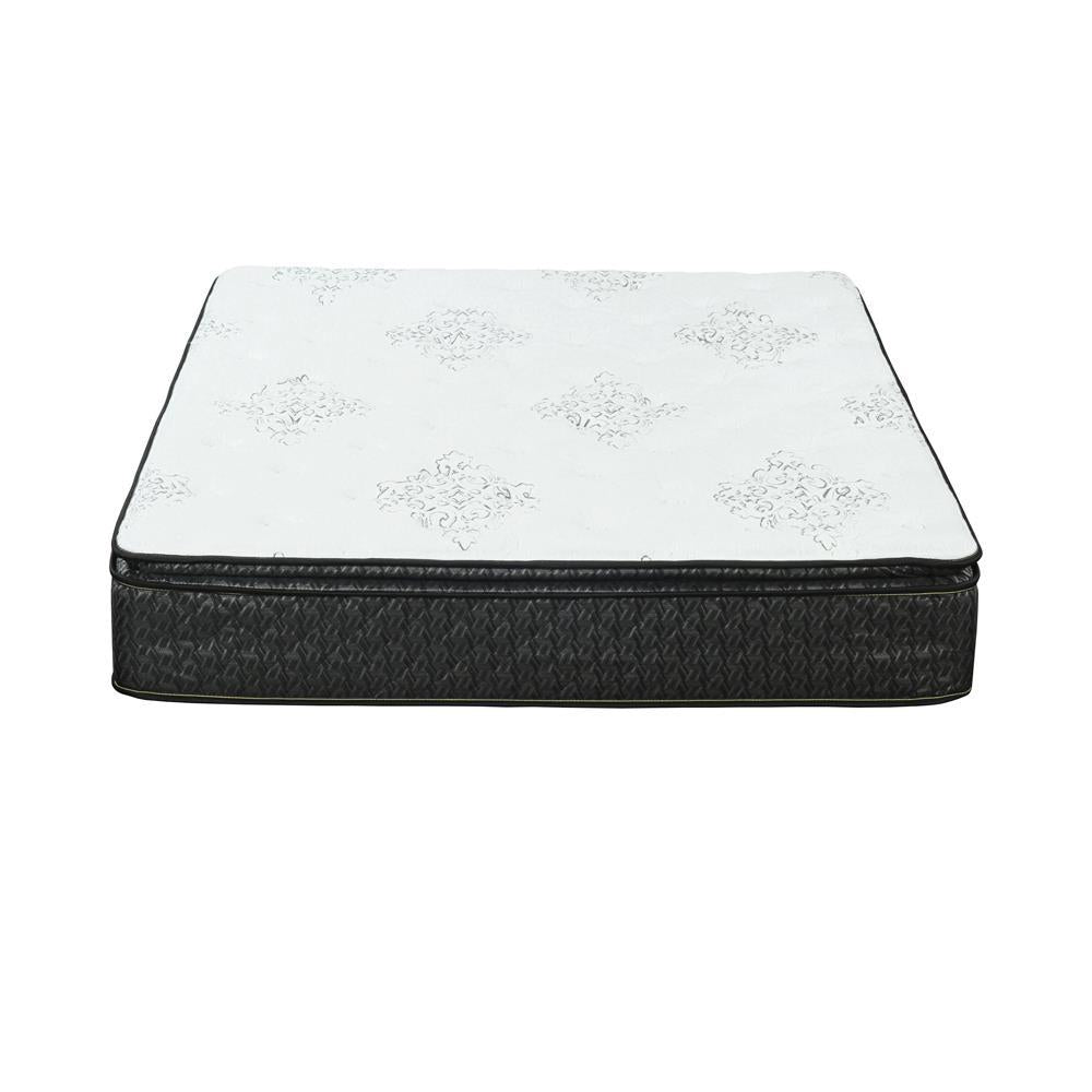 Freya 11.5" California King Mattress White and Black