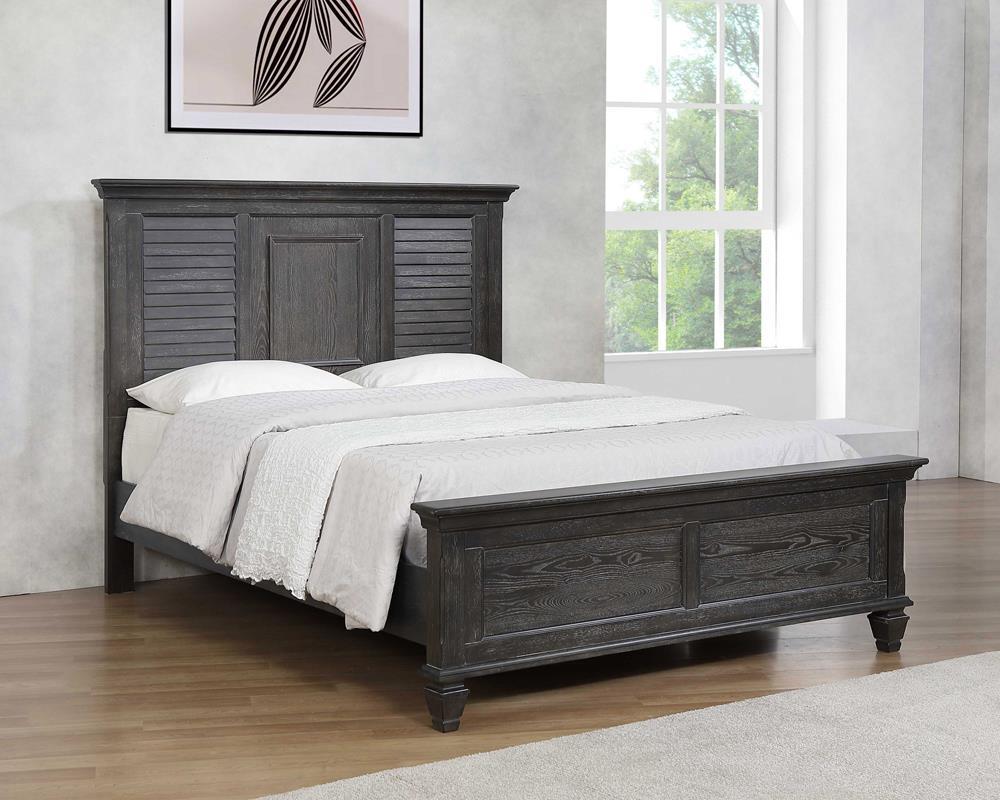 Franco Eastern King Platform Storage Bed Weathered Sage