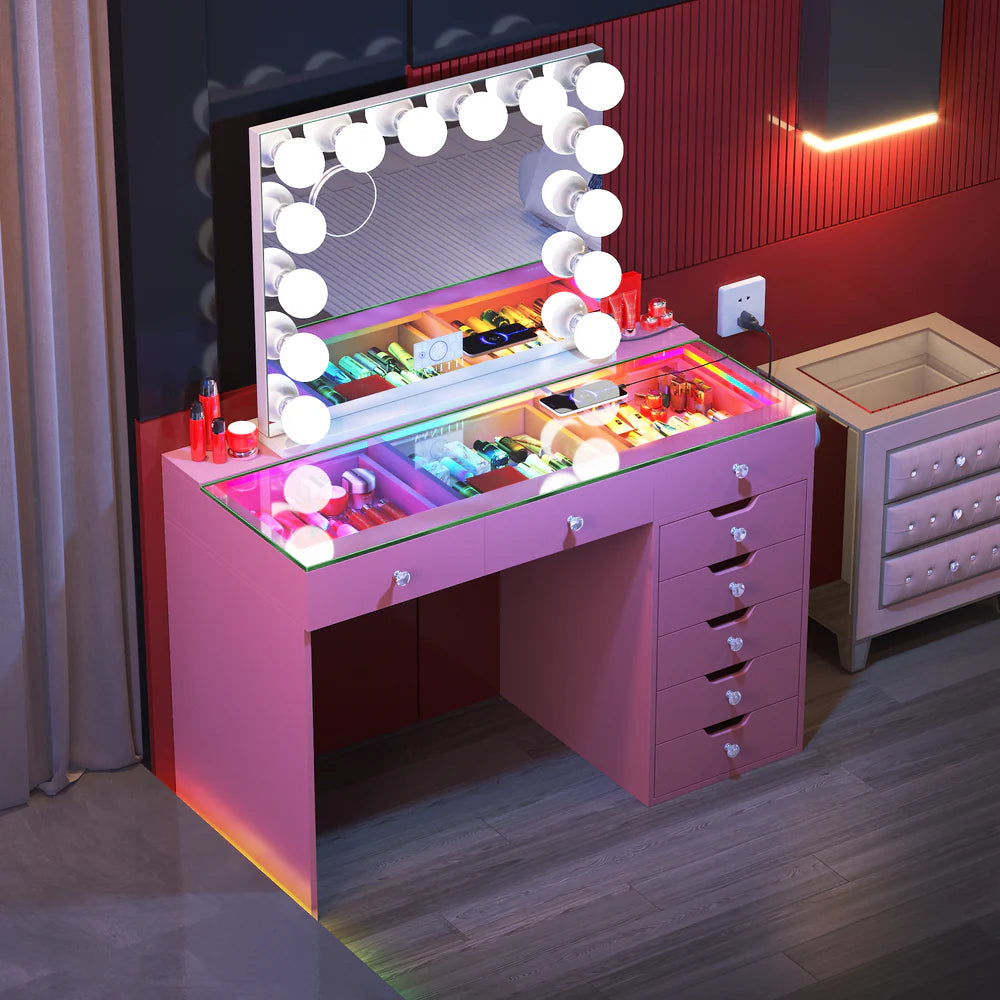 VANITII Diana Vanity Desk Pro- 8 Storage Drawers Sale price