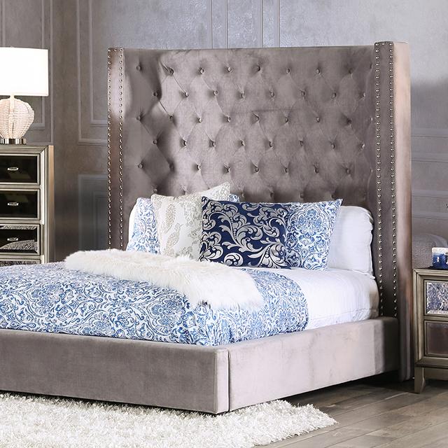 ROSABELLE E.King Bed, Gray image