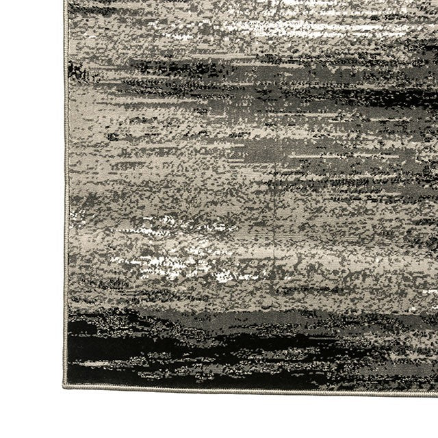 Sivas Gray/Black 5' X 8' Area Rug