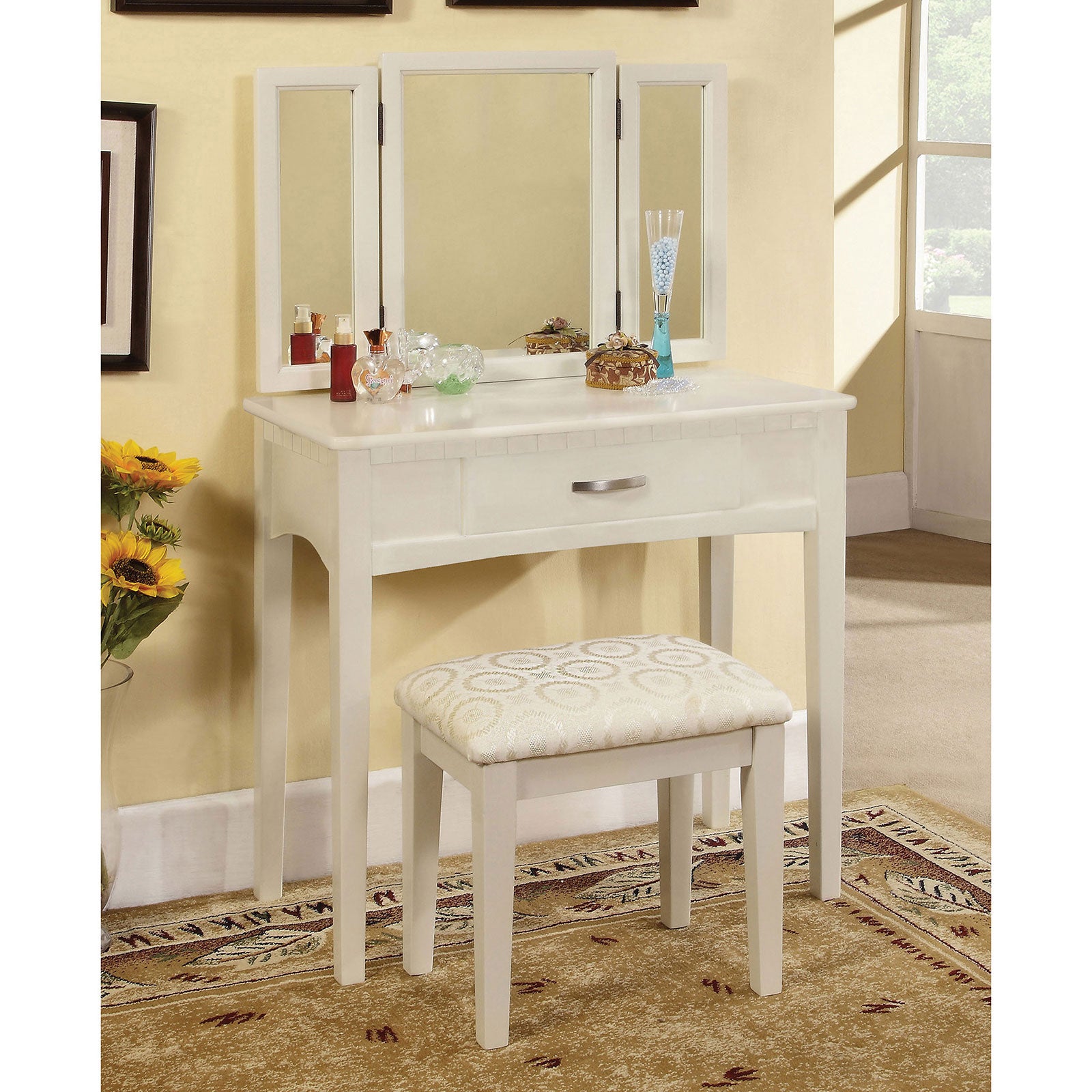 Potterville White Vanity Table image